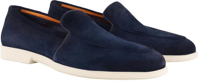 Santoni Malibu Loafer Blauw