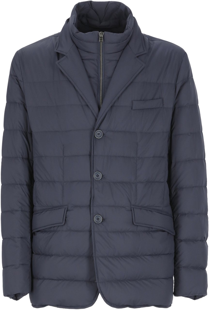 Herno Coats Blue Blauw