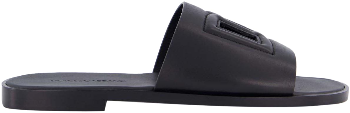 Dolce & Gabbana DG Slides Zwart