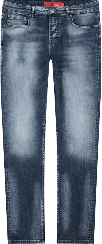 AB Lifestyle AB Lifestyle Monaco Denim Regular-Fit Jeans Blauw