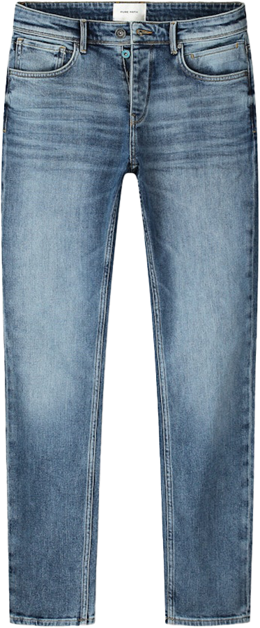 Pure Path Pure Path The Ryan Tapered Fit Blauw