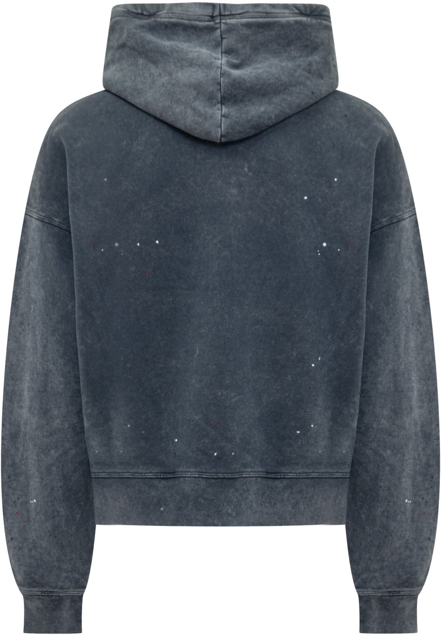 Dsquared2 Cotton Hooded Sweatshirt Blauw