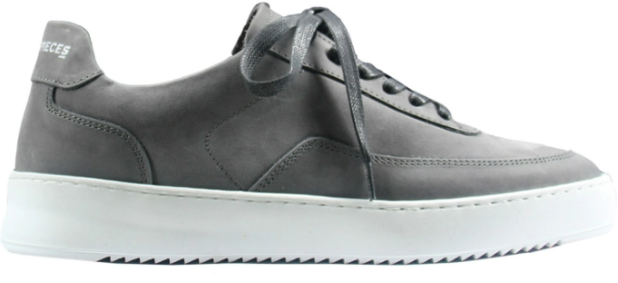 Filling Pieces Mondo 2.0 Ripple Nubuck Shark Grijs