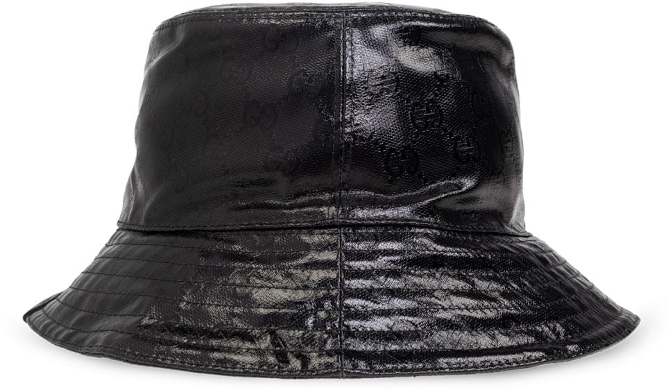 Gucci Gg Monogram Bucket Hat Zwart