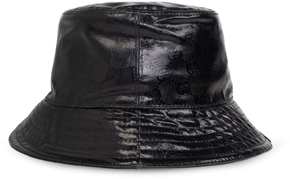 Gucci Gg Monogram Bucket Hat Zwart