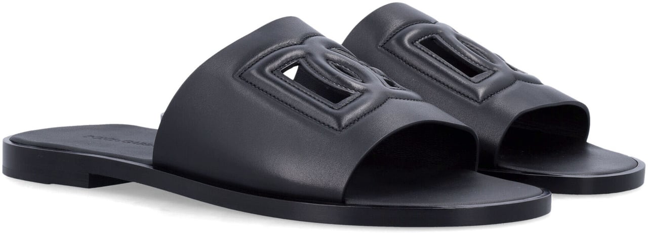Dolce & Gabbana DG Slides Zwart