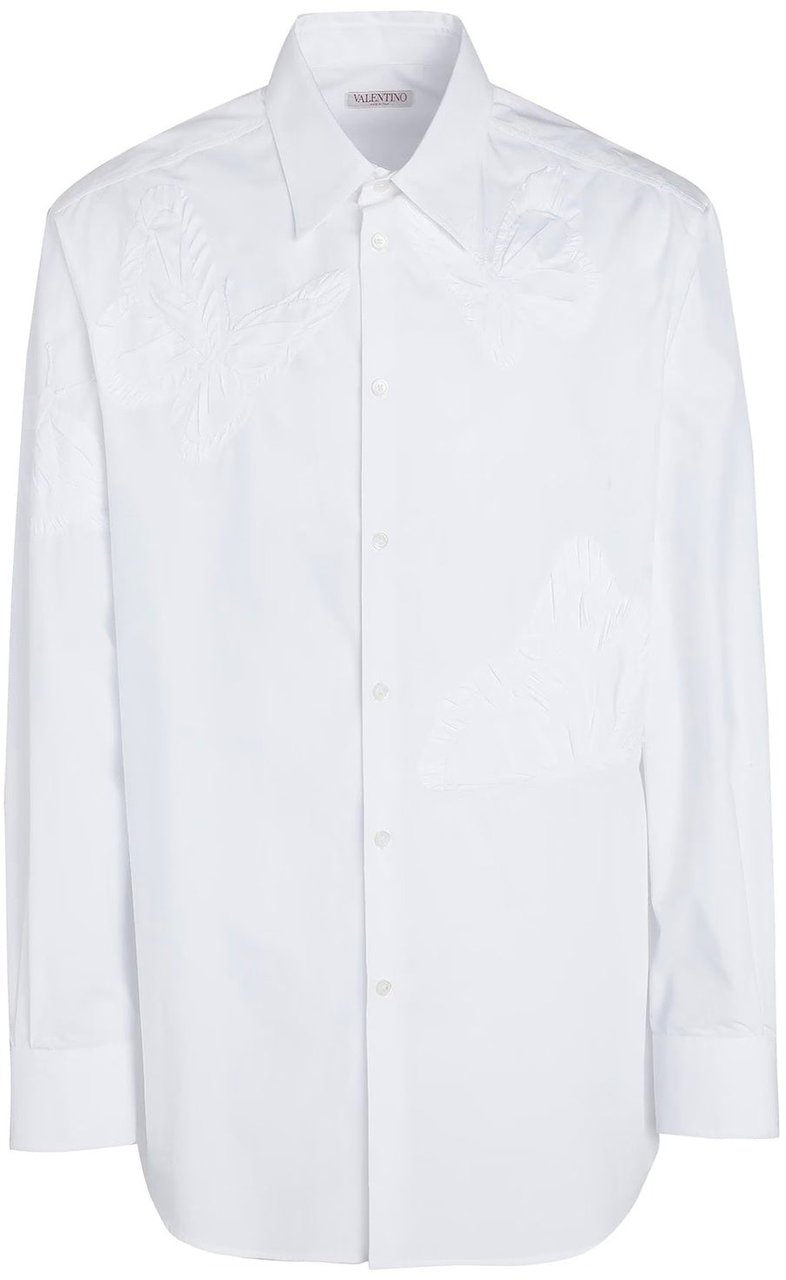 Valentino Valentino Cotton Shirt Wit