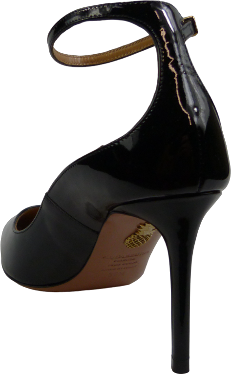 Aquazzura Decolleté Nero Lucido Zwart