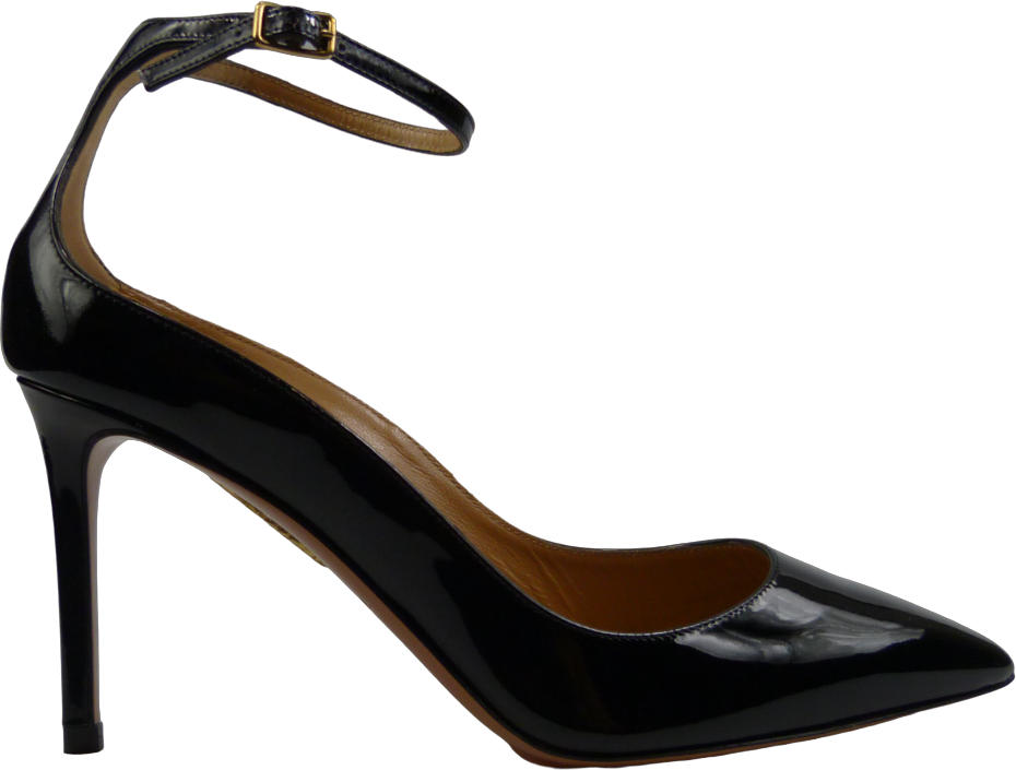 Aquazzura Decolleté Nero Lucido Zwart