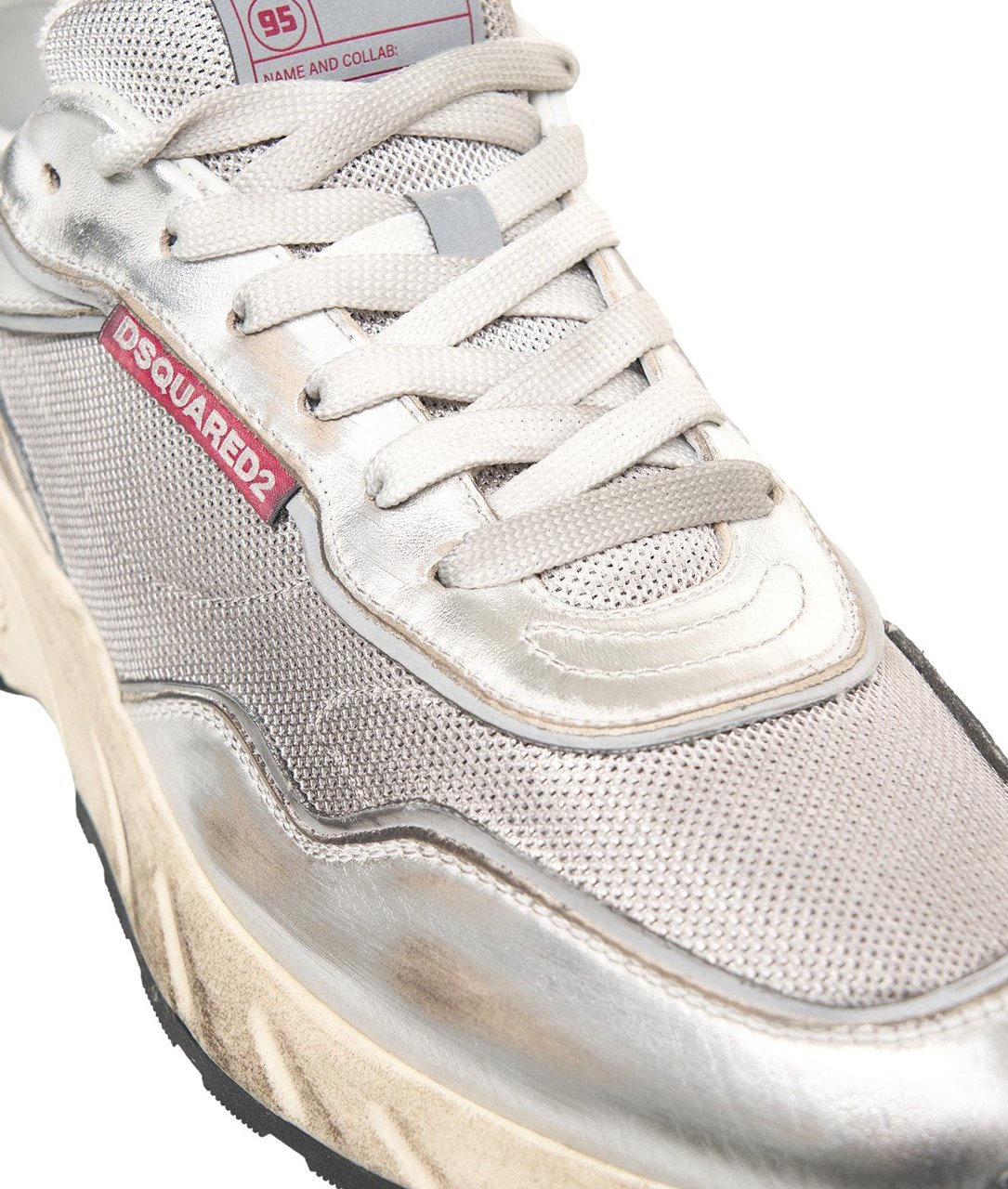 Dsquared2 Heren Sprinter Sneaker Metallic Metallic