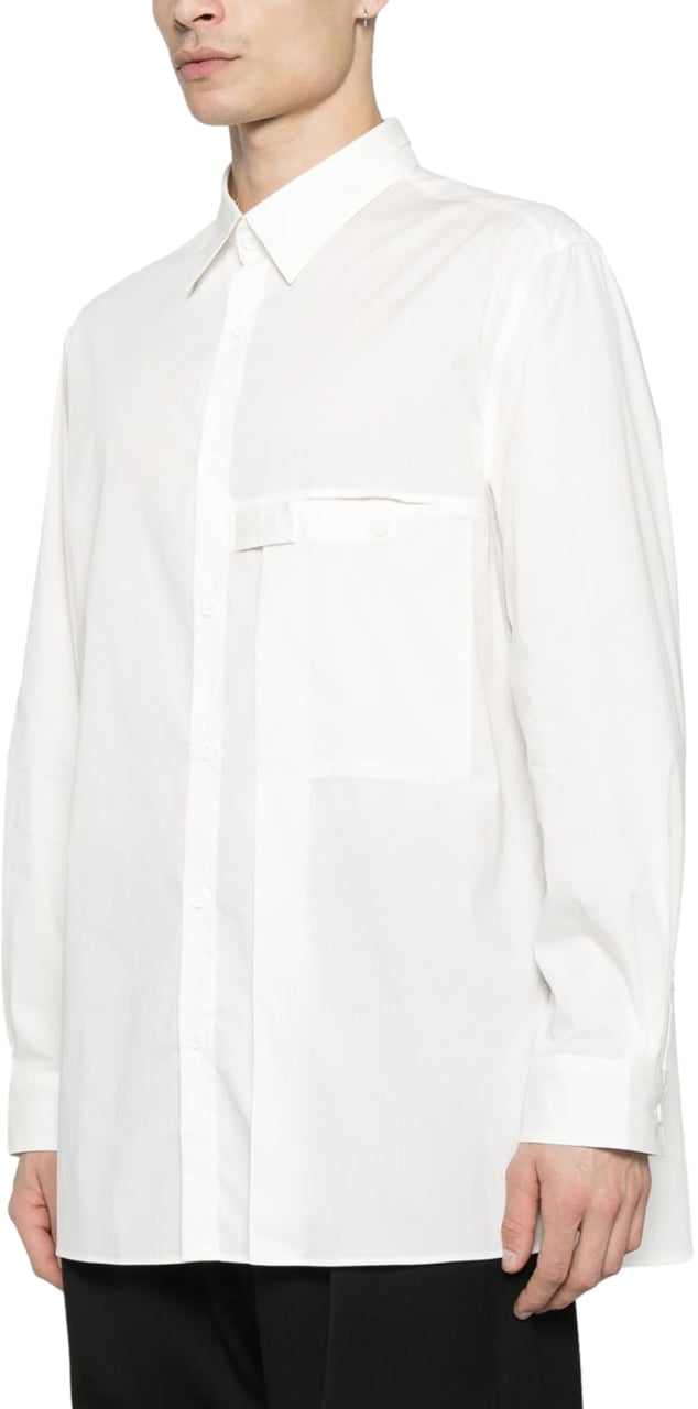 Y-3 Pleat Shirt White Wit