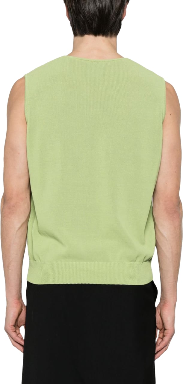 Y-3 Knit Vest Maglim Groen