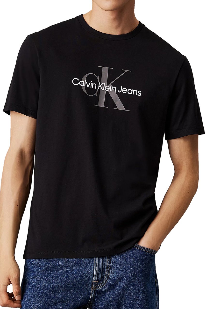 Calvin Klein T-Shirts And Polos Black Zwart
