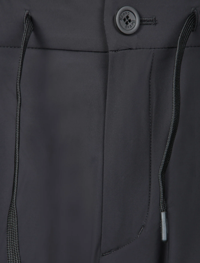 Herno HERNO Black Trousers Zwart