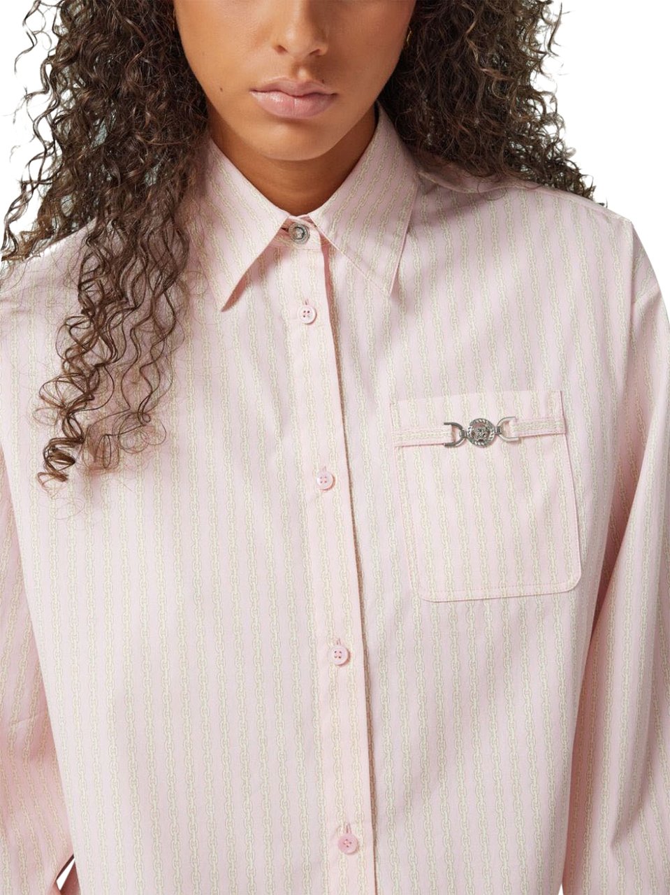 Versace Shirts Pink Roze