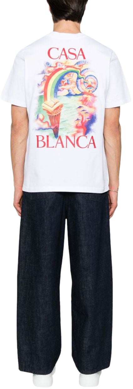 Casablanca Casablanca T-shirt E Polo Bianco Wit