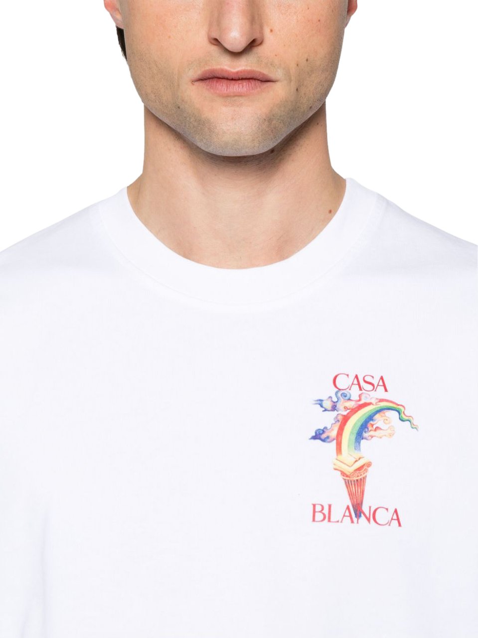 Casablanca Casablanca T-shirt E Polo Bianco Wit
