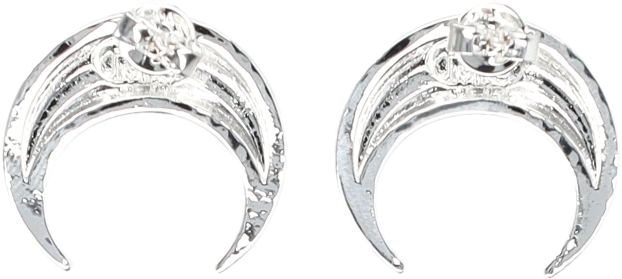 Marine Serre MINI MOON EARRING Roze