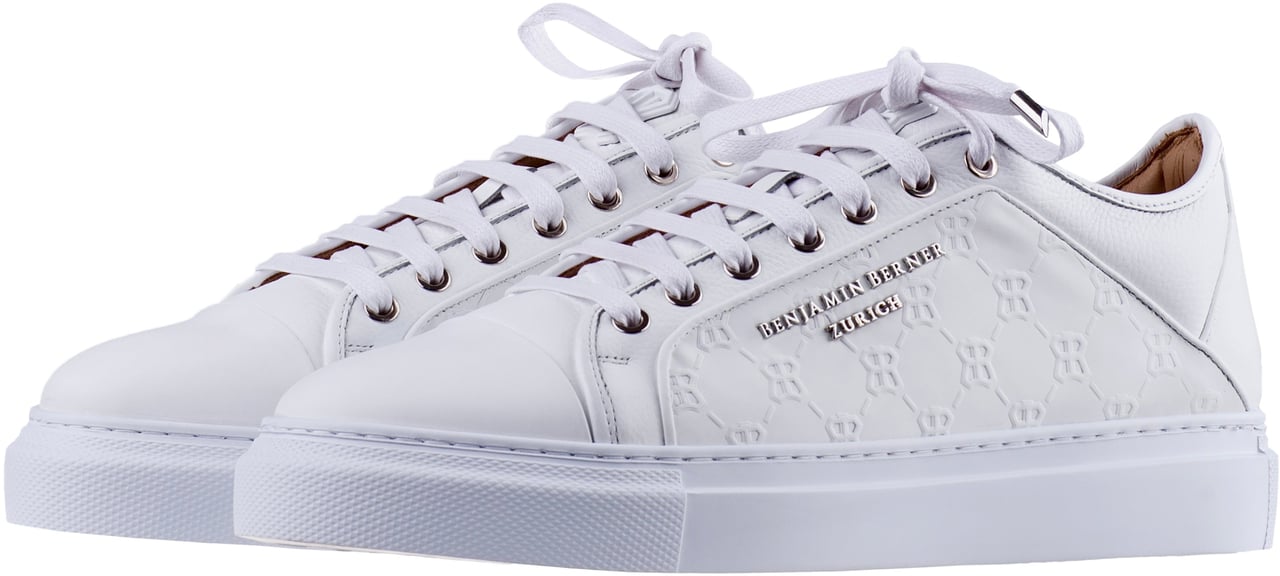 Benjamin Berner Odin Monogram Embossed White Wit