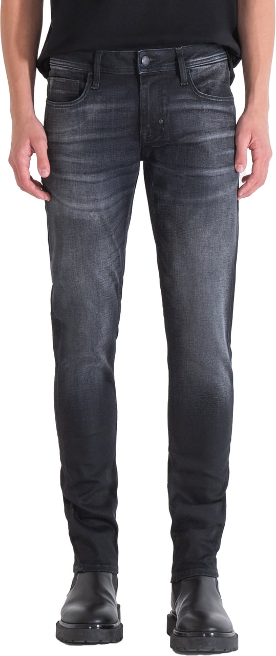 Antony Morato Ozzy Coated Denim Black Zwart
