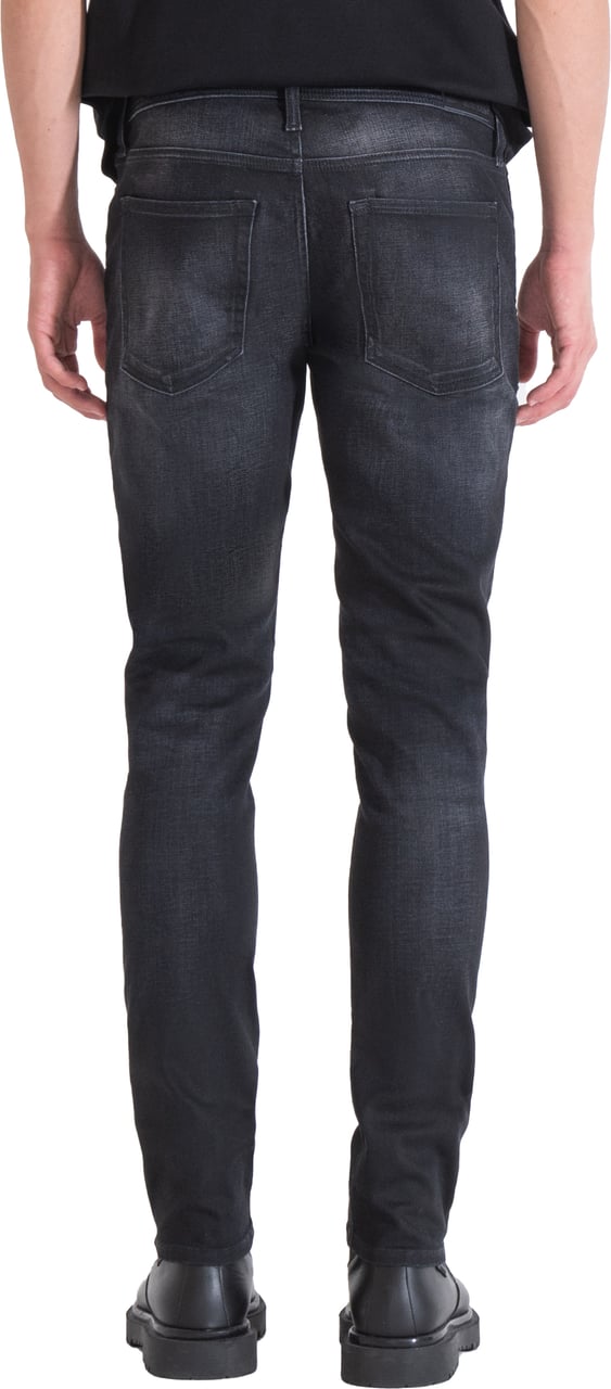 Antony Morato Ozzy Coated Denim Black Zwart