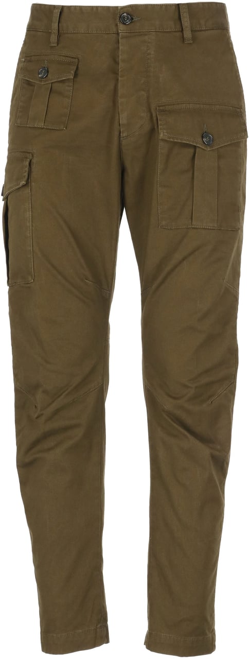 Dsquared2 Trousers Green Groen