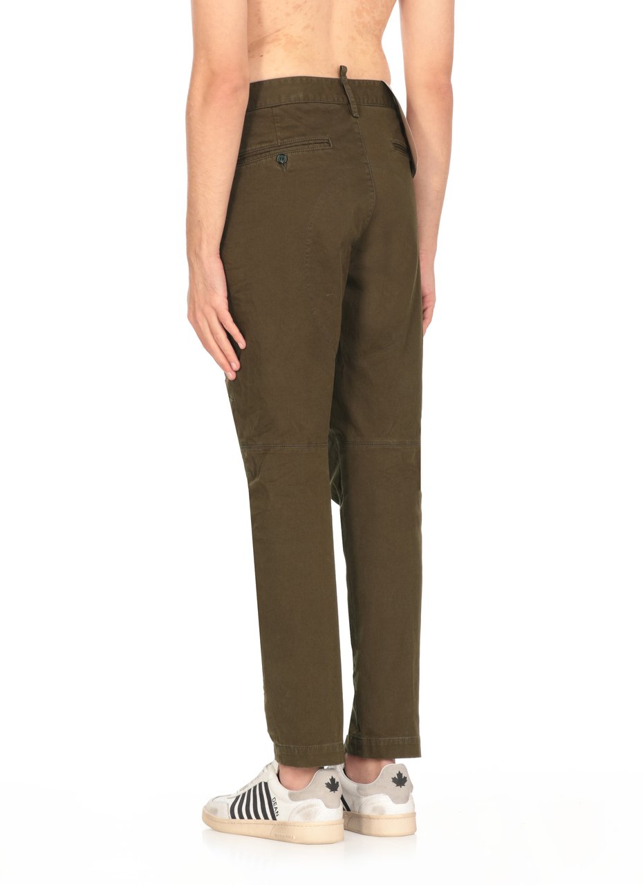 Dsquared2 Trousers Green Groen
