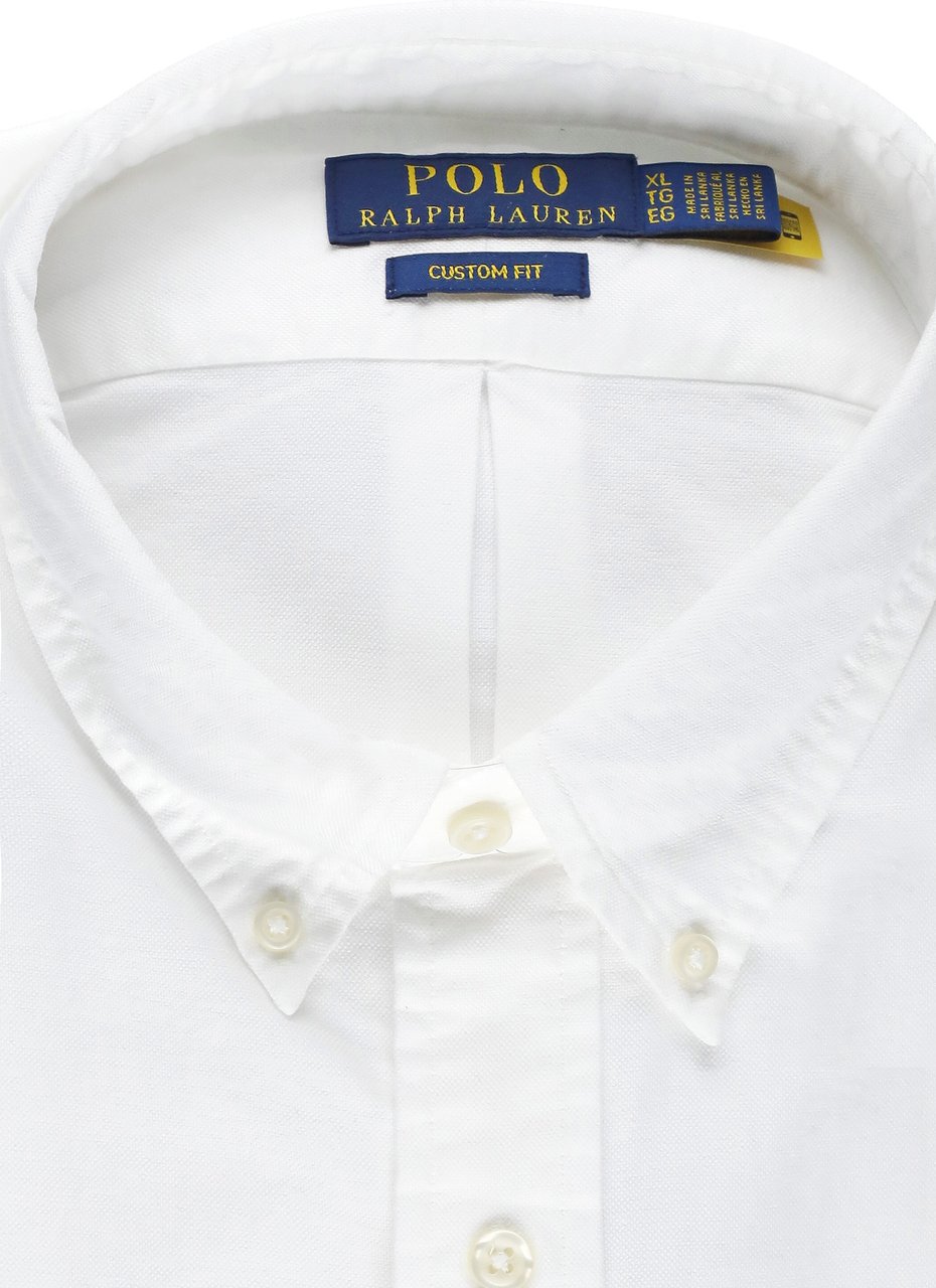 Ralph Lauren Custom Fit Shirt Bianco Wit
