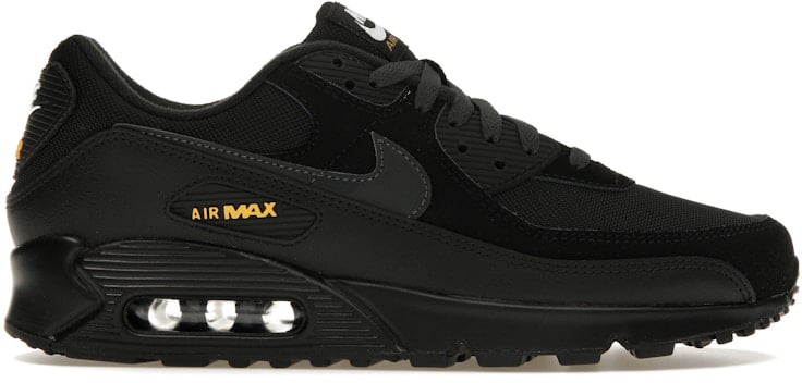 Max 90 Zwarte Gympen Nike Nike Sneakers Air Max 90 Zwart/Grijs