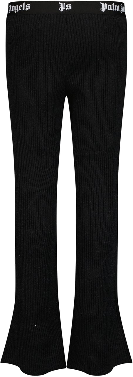 Palm Angels Palm Angels Kinder Meisjes Broek In Zwart Zwart