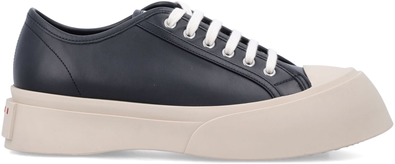 Marni Marni Black nappa leather Pablo sneakers Zwart