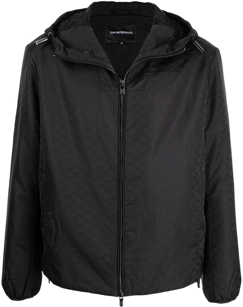 Emporio Armani Coats Black Zwart