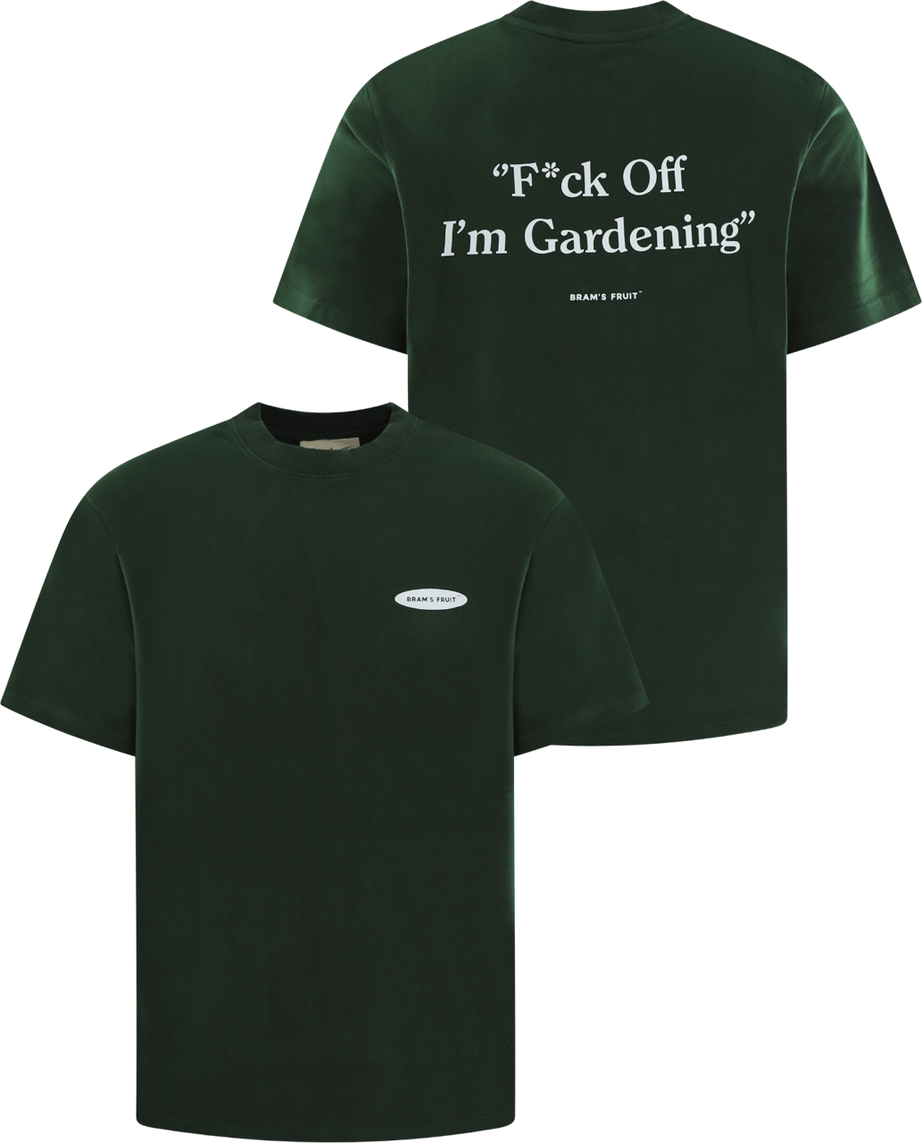 Bram's Fruit Heren F*Ck Off T-Shirt Groen Groen