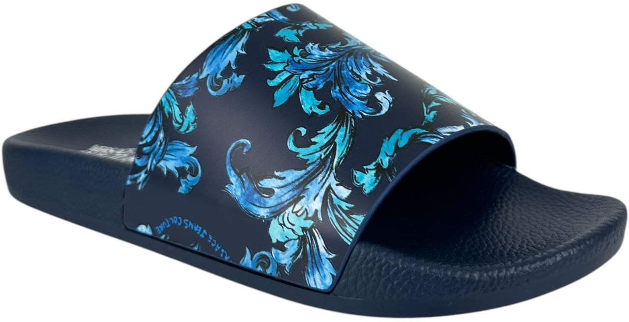 Versace Jeans Couture Heren Slippers Blauw