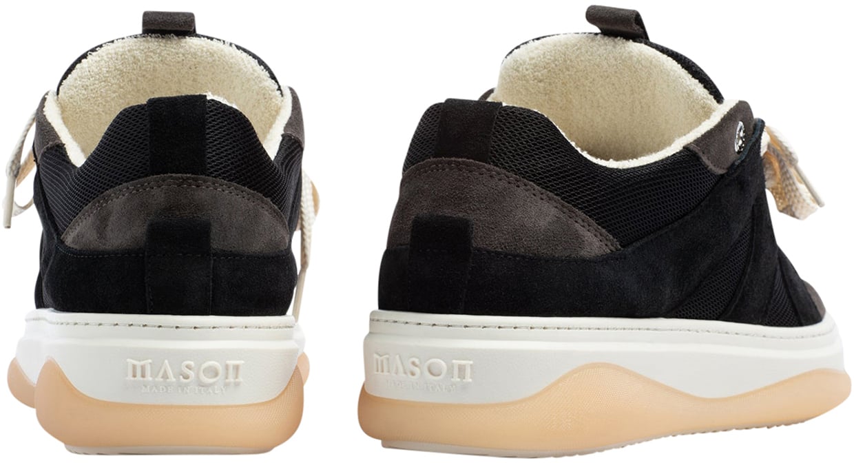 Mason Garments Venice Tricolore Black Zwart