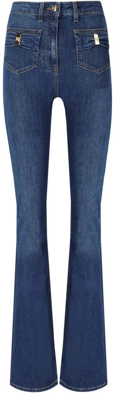 Elisabetta Franchi Jeans Blue Blauw