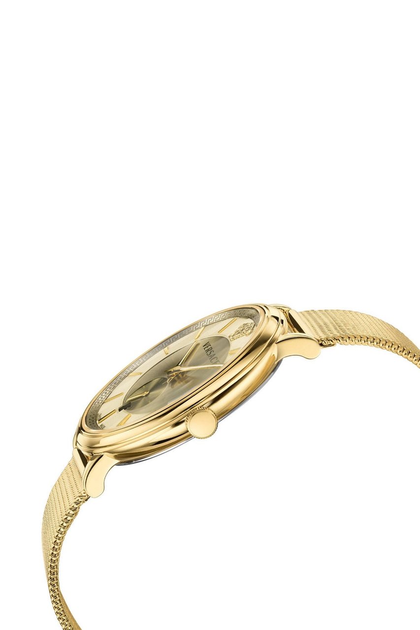 Versace VBQ070017 V-Circle heren horloge 42 mm Goud