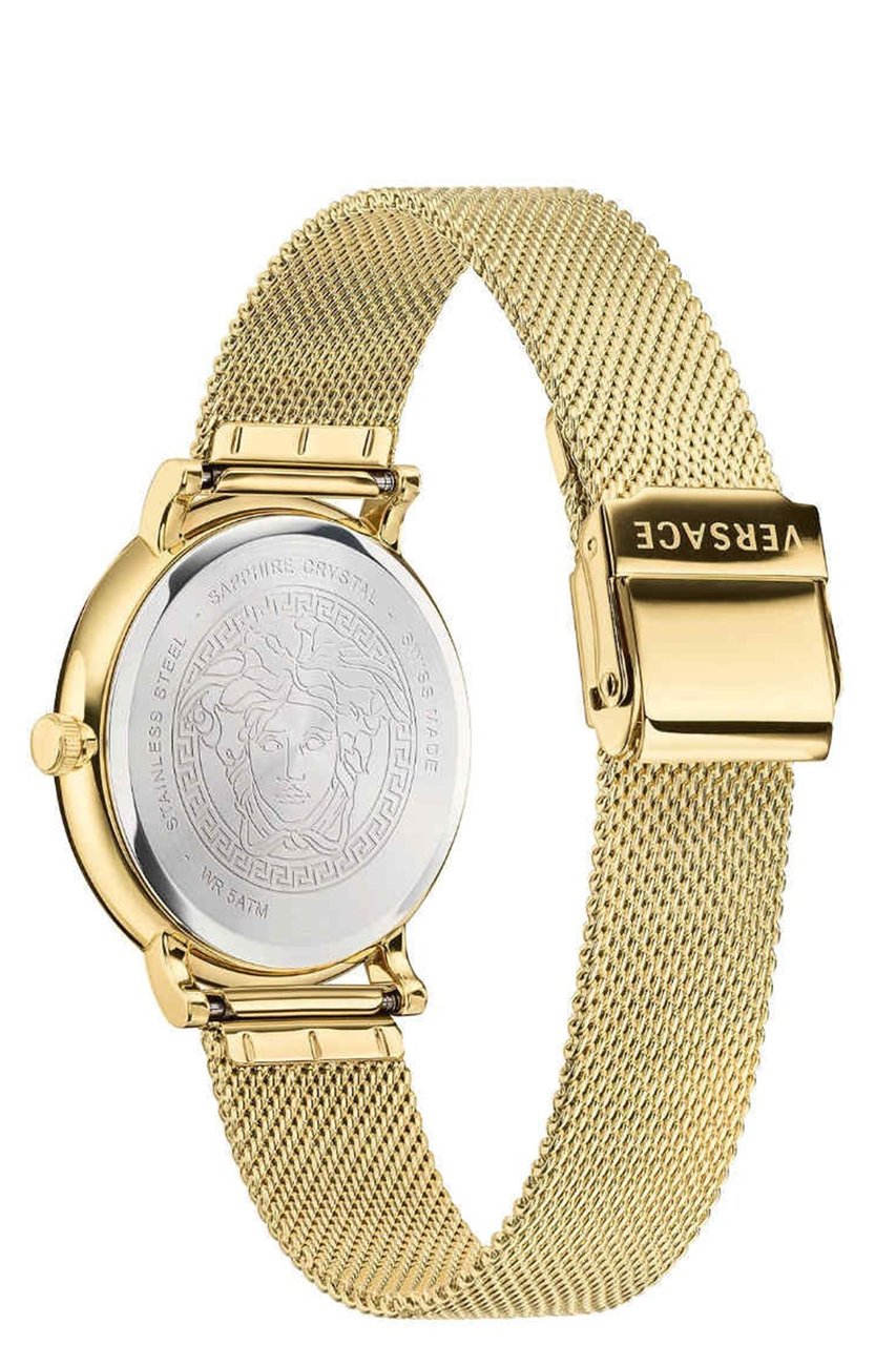 Versace VBQ070017 V-Circle heren horloge 42 mm Goud