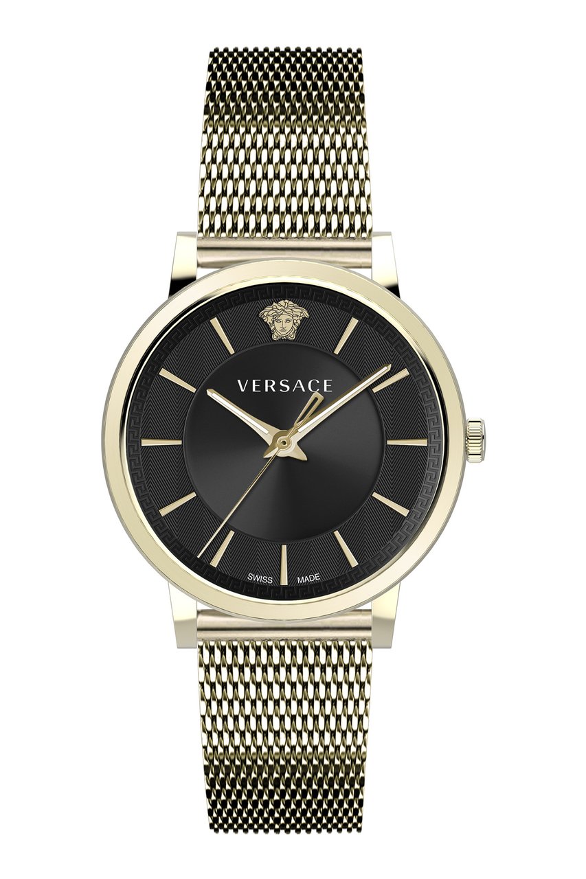 Versace VE5A00920 V-Circle heren horloge 44 mm Zwart