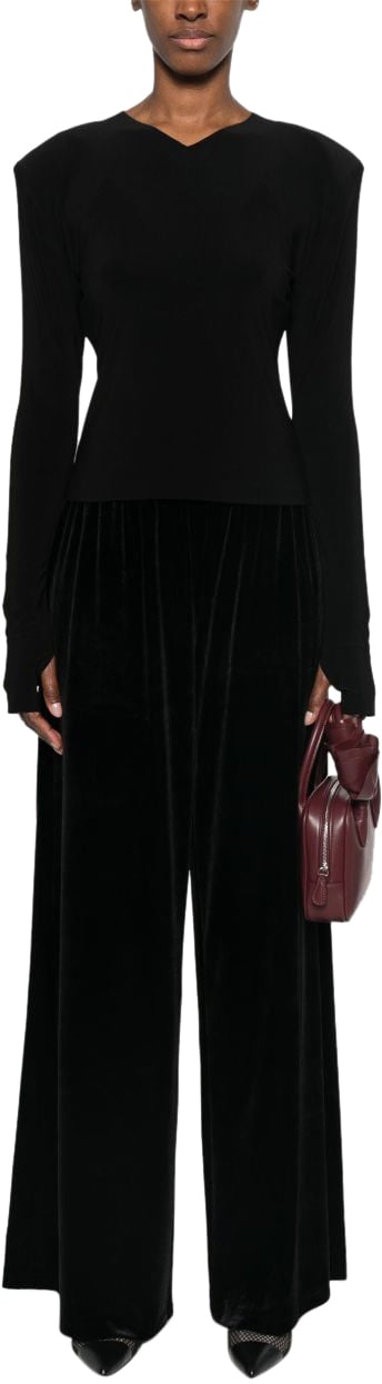 Norma Kamali Top Black Zwart