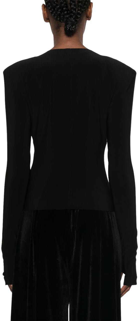 Norma Kamali Top Black Zwart