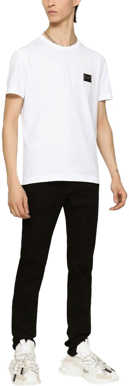 Dolce & Gabbana T-Shirt With Branded Tag Wit