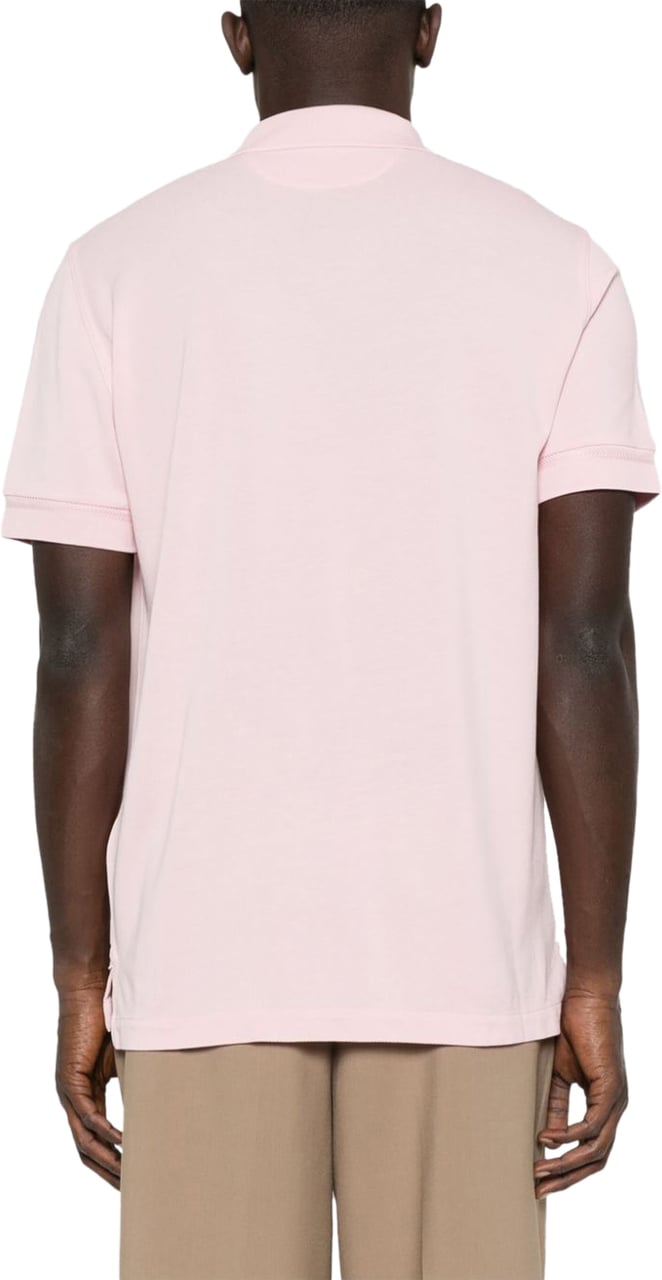 Tom Ford Polo Logo Pique Roze