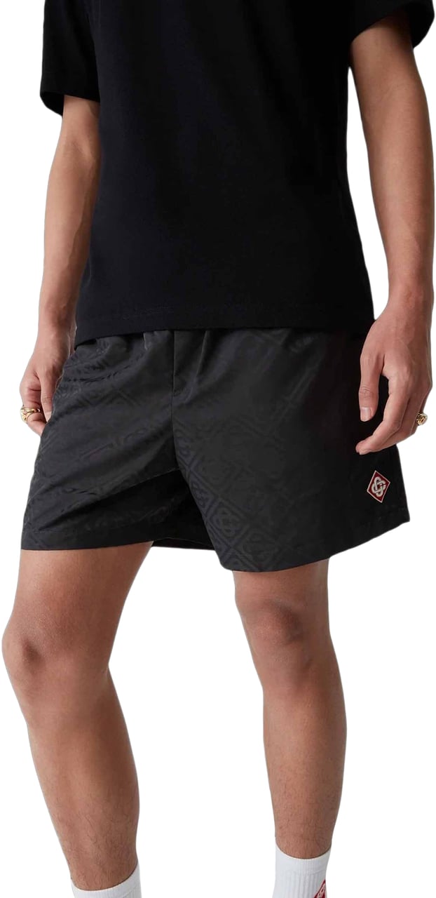 Casablanca Monogram Jacquard Swimsuit Zwart