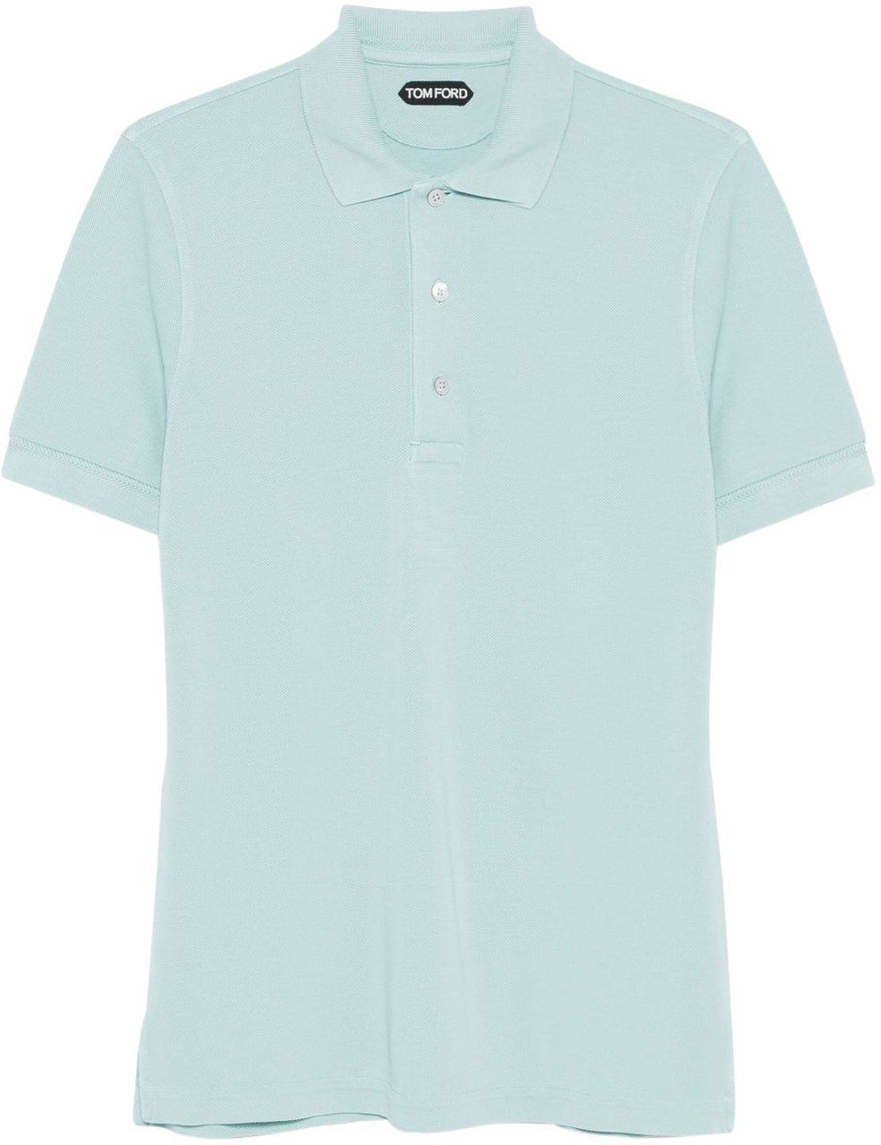 Tom Ford Plain Lyocell Polo Blauw