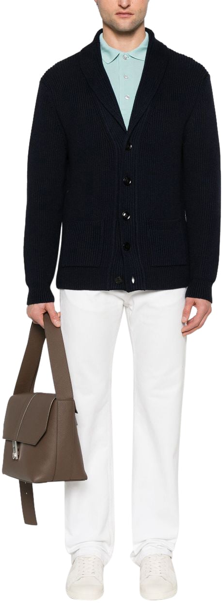 Tom Ford Plain Lyocell Polo Blauw