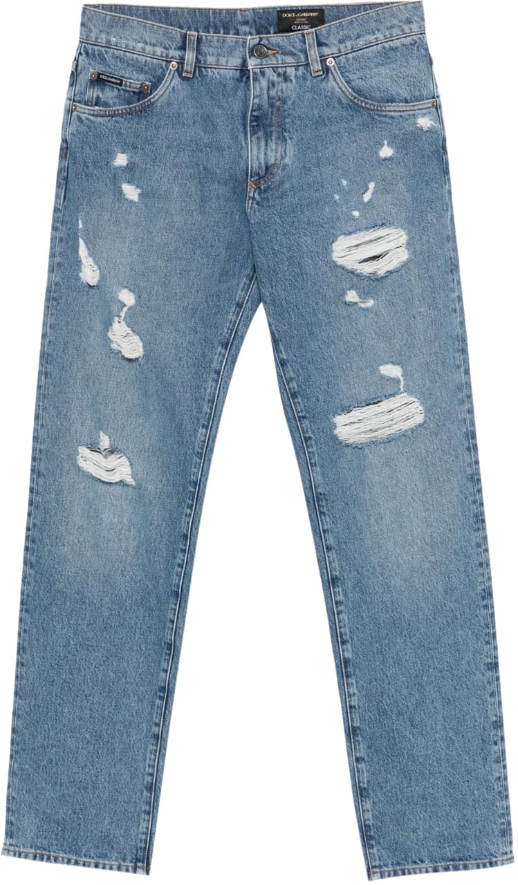 Dolce & Gabbana Trousers Blue Blauw
