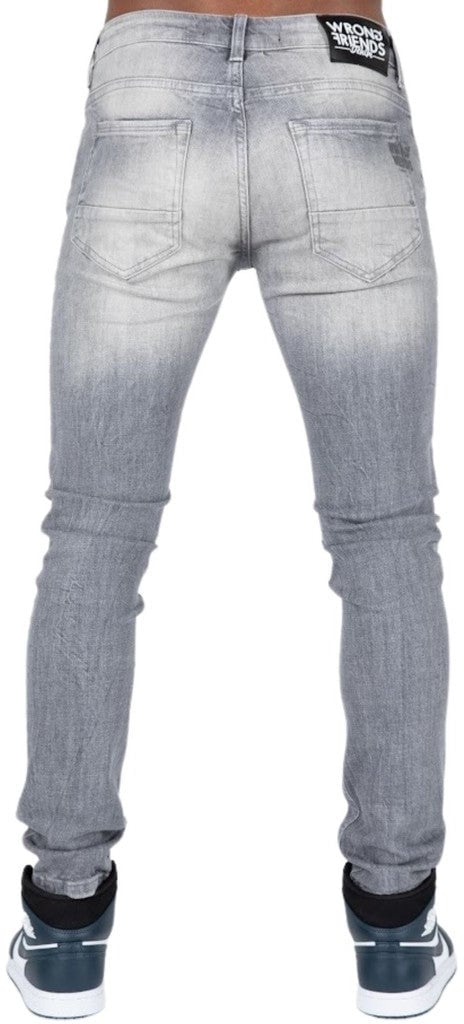 Wrong Friends NAIROBI JEANS - GREY Grijs