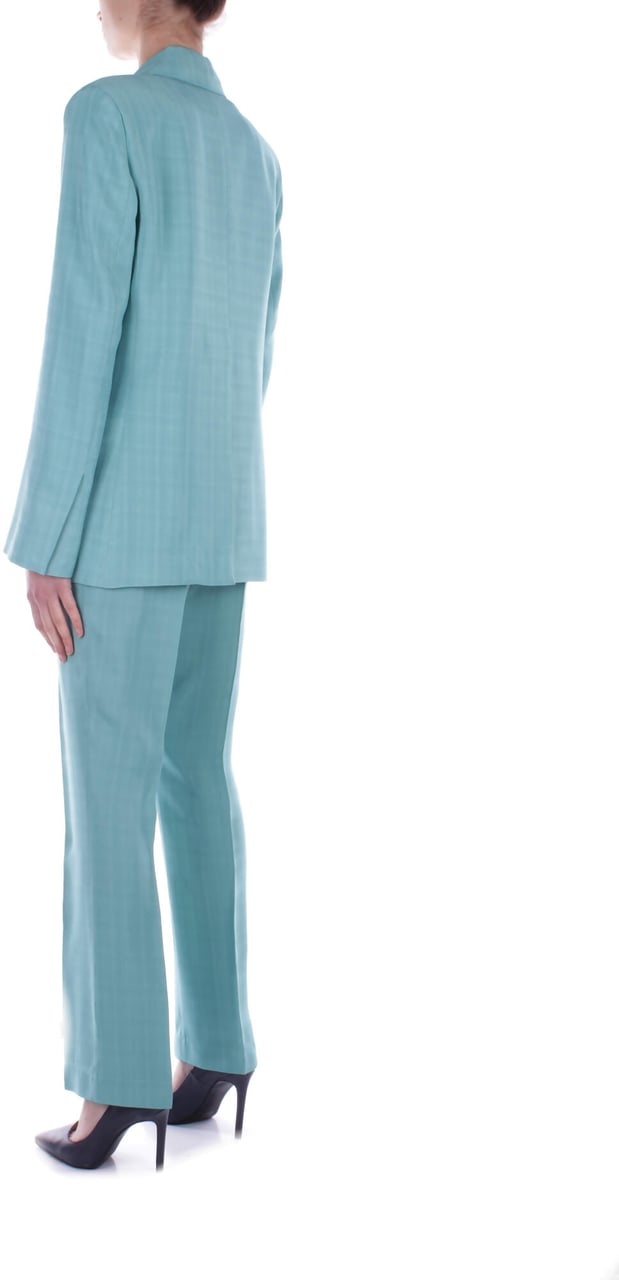 Semicouture Trousers Acquamarina Blauw