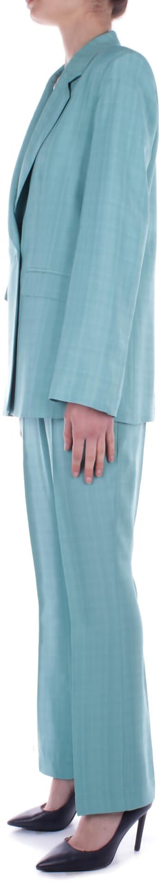 Semicouture Trousers Acquamarina Blauw